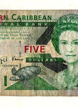 Сент-Вісент Східні Кариби 5 доларів 2003 р. №440