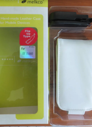 Чехол для Samsung Galaxy S Advance I9070 Melkco Jacka Type-белый