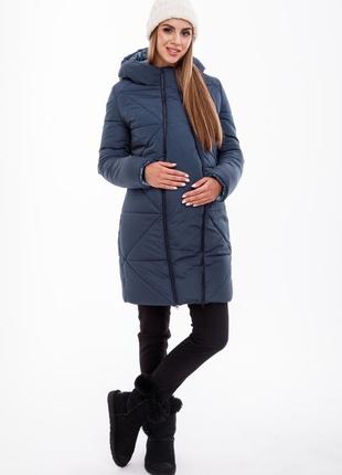 Зимнее теплое пальто для беременных