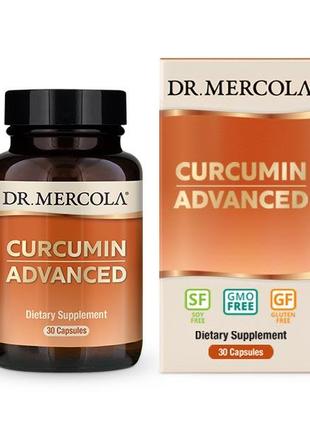 Натуральная добавка Dr. Mercola Curcumin Advanced, 30 капсул