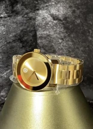Часы movado золотистые бренд оригинал