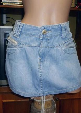 Брендовая джинсовая мини юбка new jeans,размер l-xl-xxl,весна-...