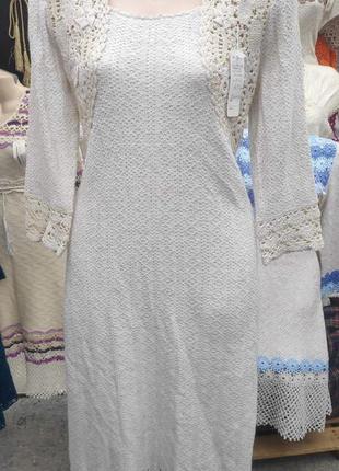 Лляне плаття , розмір 50-52 , 1600 гривень.