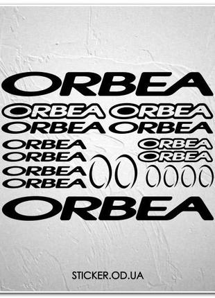 Набор наклеек на велосипед "ORBEA", наклейки на раму.