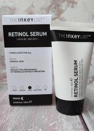 Омолоджуюча сироватка з ретинолом the inkey list retinol serum