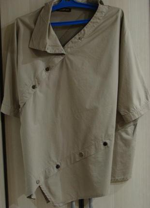 Стильный блузон блузка ballada (турция)  размер 50+