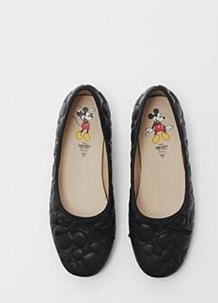 Балетки туфлі міккі для дівчинки від zara іспанія