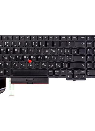 Клавiатура для ноутбука LENOVO Thinkpad E580 чорний