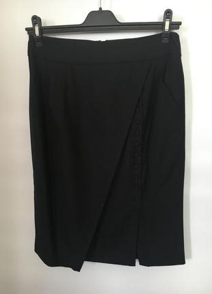 Стильная юбка карандаш черного цвета