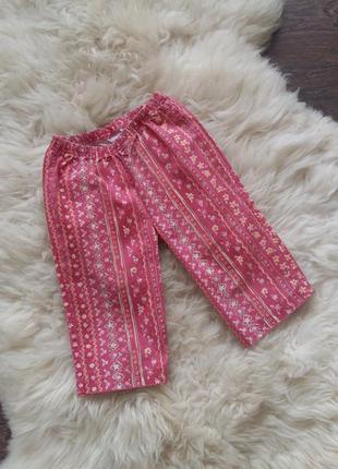 Домашние хлопковые штаны needs (германия) на 1-2 годика (разме...