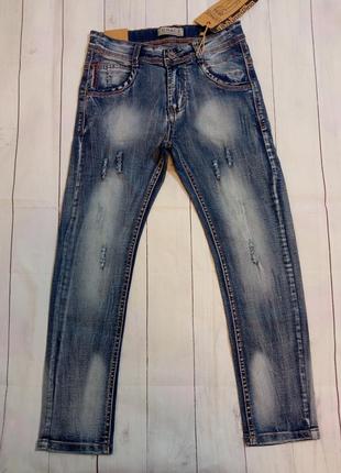 Стильні джинси на зріст 134 угорщина grace 80511
