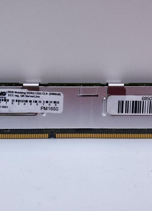 Оперативная память Mustang 8Gb DDR3 1333Mhz PC3L-10600R ECC RE...