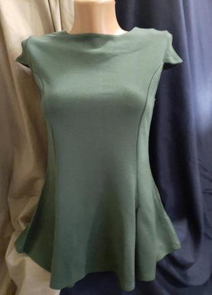 Жіноча блуза темно зеленого кольору