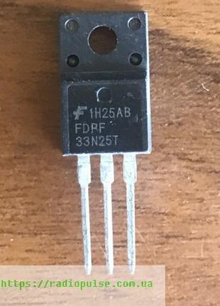Полевой транзистор FDPF33N25T , TO220F