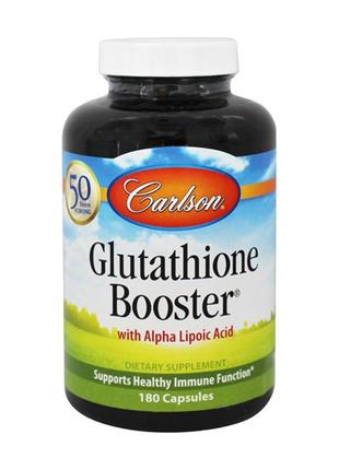 Усилитель Глутатиона, Glutathione Booster, Carlson, 180 капсул