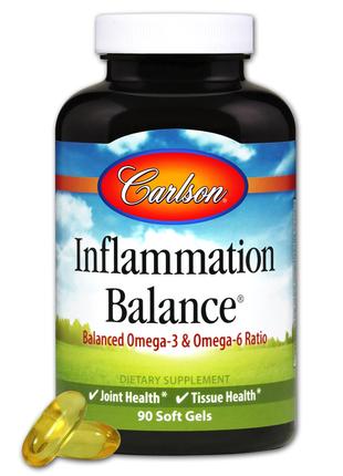 Протизапальний комплекс, Inflammation Balance, Carlson, 90 жел...