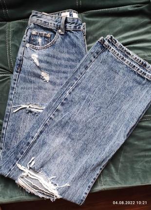 Bershka denim джинсы женские