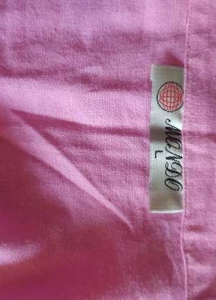 Льон костюм рожевий р.46-50