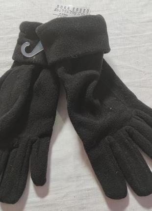 Жіночі однотонні флісові перчатки gina benotti, розмір m, чорний