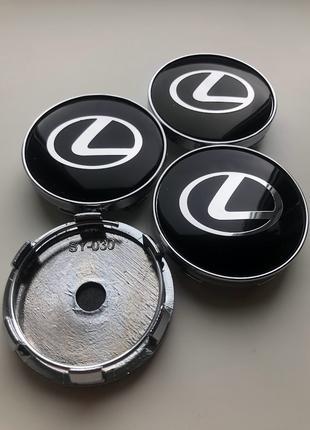 Колпачки заглушки на литые диски Лексус Lexus 60мм