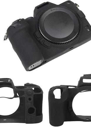 Защитный силиконовый чехол для фотоаппаратов Nikon Z5 - черный