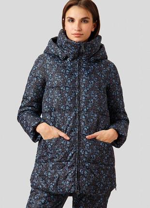 Женская зимняя куртка с цветочным принтом finn flare w18-12044...