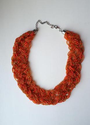 Ожерелье из бисера handmade