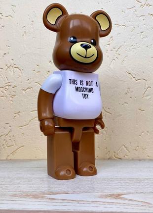 Bearbrick moschino 28 cm бирбрик(бірбрік) колекційна іграшка