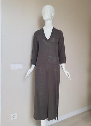 Оригінальне плаття туніка з льоном white label