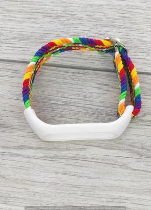 Ремінець Plaited Xiaomi Mi Band 5/6 Rainbow(14)