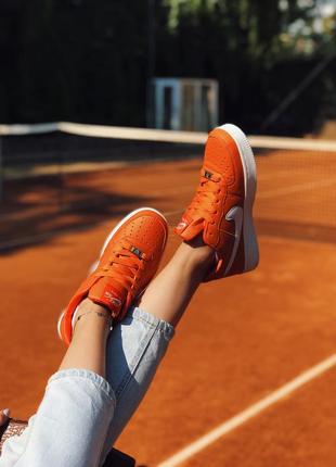 Кросівки nike air force low orange