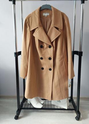 Нове шикарне пальто із вовни від дорогого бренду anne klein