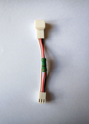 Адаптер для зниження обертів вентилятора (резистор) 3 pin

 Код: