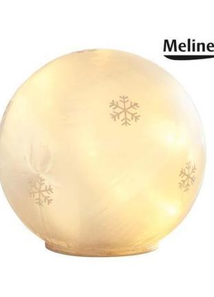 Скляна різдвяна світлодіодна куля Melinera Німеччина