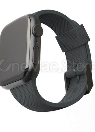 Ремінець UAG [U] DOT Silicone Strap для Apple Watch 44mm (чорний)