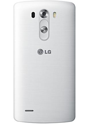 LG G3 Задняя часть корпуса (крышка аккумулятора) White