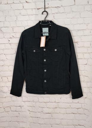 Джинсовая куртка мужская джинсовка черная produkt