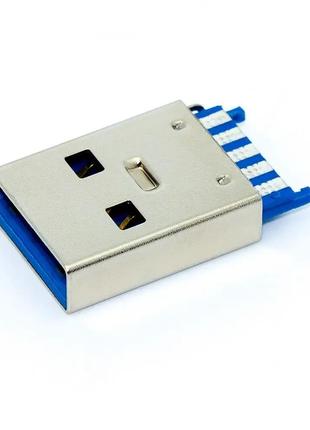 Штекер USB 3.0 тип A, монтажный
