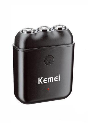 Kemei Электробритва Kemei KM-1005 для мужчин роторная для влаж...