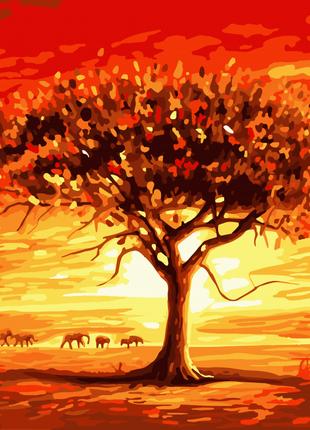 Картина за номерами. Art Craft "Золоте сонце Африки" 40 * 50 с...