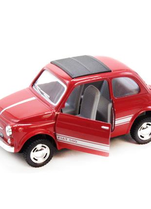 Колекційна іграшкова модель FIAT 500 KT5004W інерційна (Червоний)