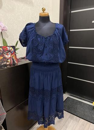 Сукня темно-синя indiano