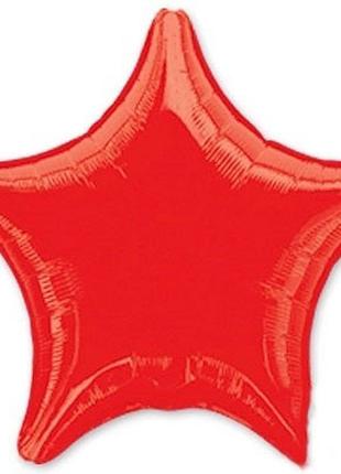 Фольгированный шар Звезда, цвет - красный 18' Anagram