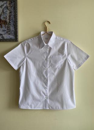 Біла сорочка, школьная рубашка на 13-14 р.