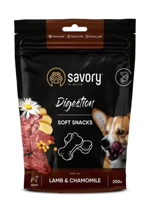 Мягкое лакомство для собак Savory для улучшения пищеварения 200г