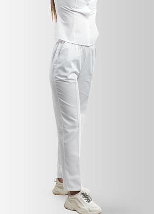 Штани робочі універсальні toffy білі | робочі штани