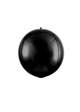 Фольгированный шар "Сфера мини" 10` , цвет - черный