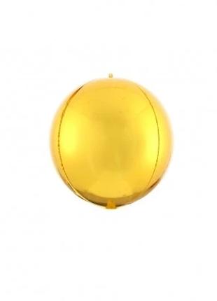 Фольгированный шар "Сфера мини" 10` , цвет - золото