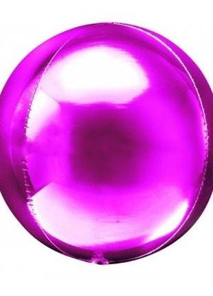 Фольгированный шар "Сфера" 20`, цвет - малиновый