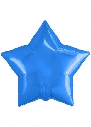 Фольгированный шар "Звезда мини" 10`, цвет синий
